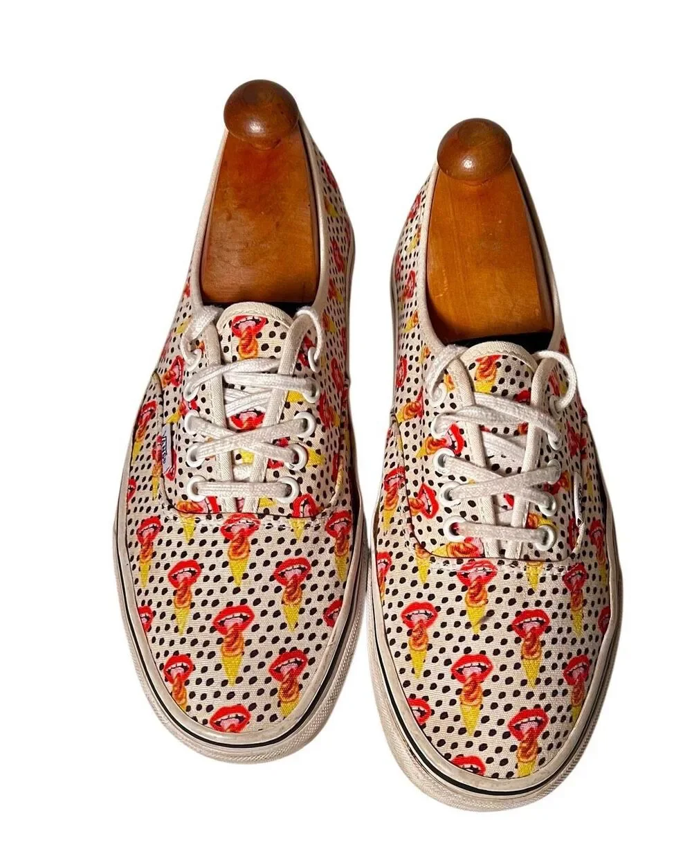 VANS x Kendra Dandy I Scream Ice Cream Polka Dot Sneakers Shoes Size 11 Women’s